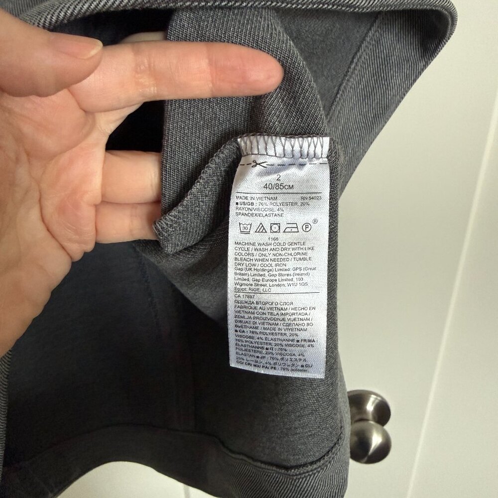 Banana Republic Women’s Gray Mini Dress Size 2 - Picture 3 of 4